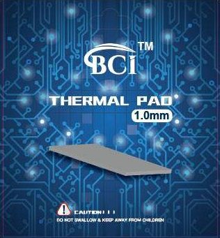 BCI Thermal Pad 12.8 W/mK Silicone Thermal Pad for GPU CPU and Laptop